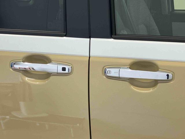 ムーヴキャンバスストライプスＧスマートアシスト搭載　後席両側電動スライドドア　バックカメラ付き　オートエアコン　オートライト　キーフリー　アイドリングストップ　ＡＢＳ　電動ドアミラー（熊本県）の中古車