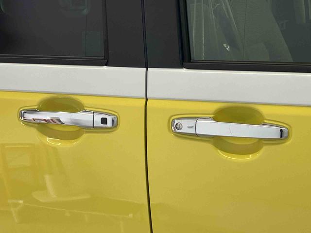 ムーヴキャンバスストライプスGスマートアシスト搭載 後席両側電動スライドドア バックカメラ付き オートエアコン オートライト キーフリー アイドリングストップ ABS 電動ドアミラー(熊本県)の中古車