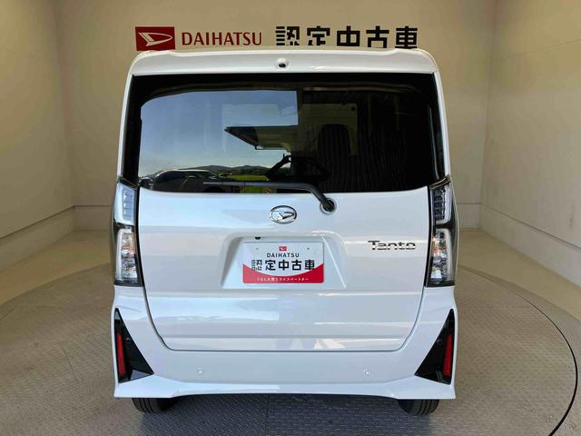 タントカスタムＸスマートアシスト搭載　後席両側電動スライドドア　バックカメラ付き　オートエアコン　オートライト　キーフリー　アイドリングストップ　ＡＢＳ　電動ドアミラー（熊本県）の中古車