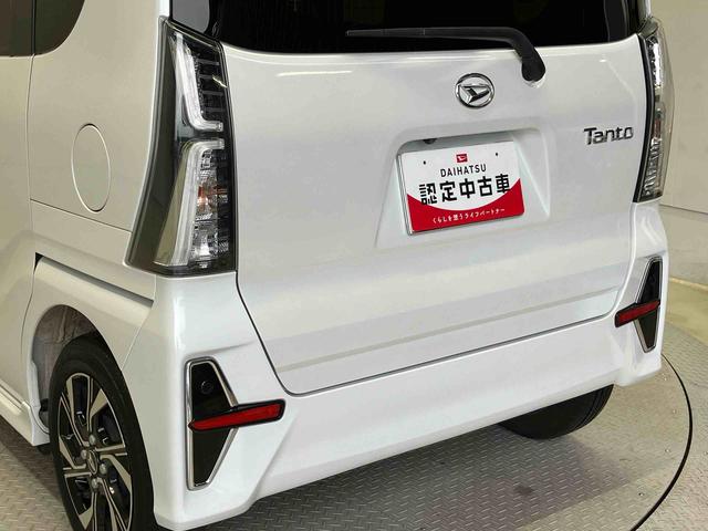 タントカスタムＸスマートアシスト搭載　後席両側電動スライドドア　バックカメラ付き　オートエアコン　オートライト　キーフリー　アイドリングストップ　ＡＢＳ　電動ドアミラー（熊本県）の中古車