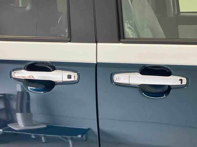 ムーヴキャンバスストライプスＧスマートアシスト搭載　後席両側電動スライドドア　バックカメラ付き　オートエアコン　オートライト　キーフリー　アイドリングストップ　ＡＢＳ　電動ドアミラー（熊本県）の中古車