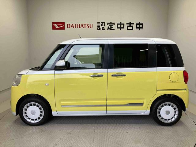 ムーヴキャンバスストライプスGスマートアシスト搭載 後席両側電動スライドドア バックカメラ付き オートエアコン オートライト キーフリー アイドリングストップ ABS 電動ドアミラー(熊本県)の中古車