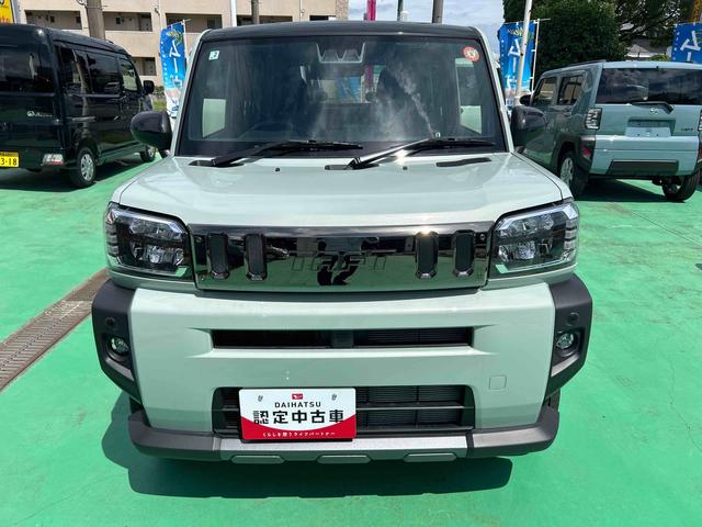 タフトＧ　ダーククロムベンチャーオーディオレス　バックカメラ　全車速追従機能付きオートクルーズ　プッシュボタンスタート　オートライト　ＬＥＤヘッドライト　ＬＥＤフォグランプ　電子パーキング　スカイフィールトップ　衝突回避支援システム（鹿児島県）の中古車