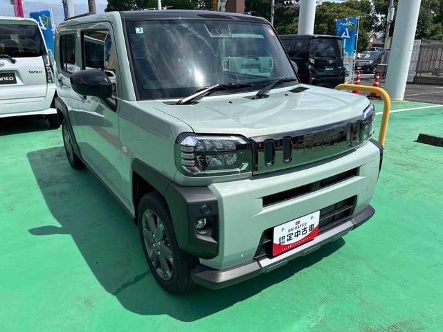 タフトＧ　ダーククロムベンチャーオーディオレス　バックカメラ　全車速追従機能付きオートクルーズ　プッシュボタンスタート　オートライト　ＬＥＤヘッドライト　ＬＥＤフォグランプ　電子パーキング　スカイフィールトップ　衝突回避支援システム（鹿児島県）の中古車