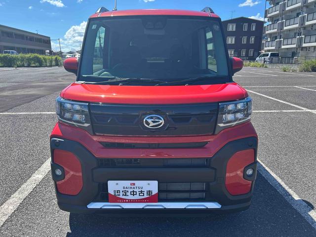 タントファンクロスターボインパネシフト　プッシュスタートスイッチ　電子カードキー　電動パーキングブレーキ　ディスプレイオーディオ　車線逸脱警報装置　オートハイビーム　アルミホイール　ＡＢＳ　誤発進抑制機能（鹿児島県）の中古車