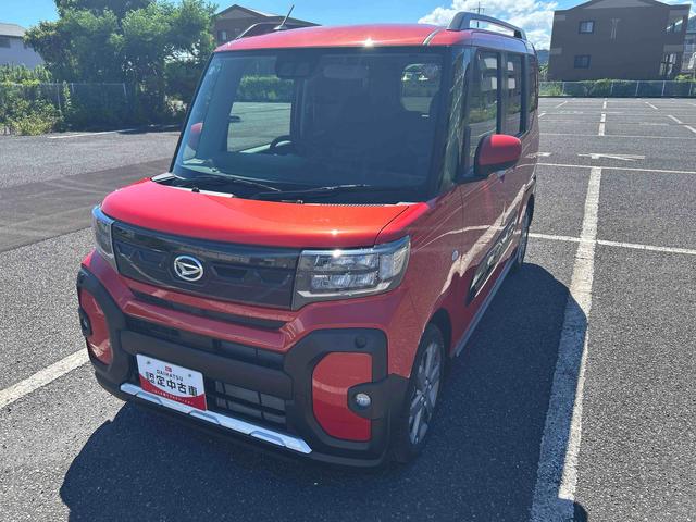 タントファンクロスターボインパネシフト　プッシュスタートスイッチ　電子カードキー　電動パーキングブレーキ　ディスプレイオーディオ　車線逸脱警報装置　オートハイビーム　アルミホイール　ＡＢＳ　誤発進抑制機能（鹿児島県）の中古車