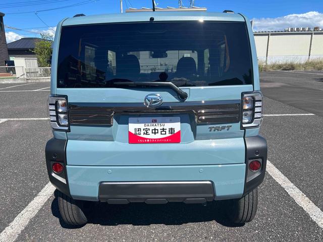 タフトＧ　ダーククロムベンチャーインパネシフト　電子カードキー　プッシュスタートスイッチ　電動パーキングブレーキ　オートハイビーム　レーンキープアシスト　ガラスルーフ　ＡＢＳ　アルミホイール（鹿児島県）の中古車