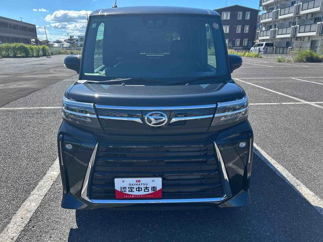 タントカスタムＸインパネシフト　プッシュスタートスイッチ　電動パーキングブレーキ　電子カードキー　シートヒーター　衝突被害軽減装置　車線逸脱警報　オートＬＥＤ　アルミホイール　ＡＢＳ付（鹿児島県）の中古車