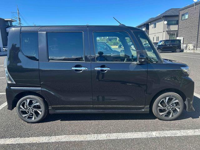 タントカスタムＸインパネシフト　プッシュスタートスイッチ　電動パーキングブレーキ　電子カードキー　シートヒーター　衝突被害軽減装置　車線逸脱警報　オートＬＥＤ　アルミホイール　ＡＢＳ付（鹿児島県）の中古車