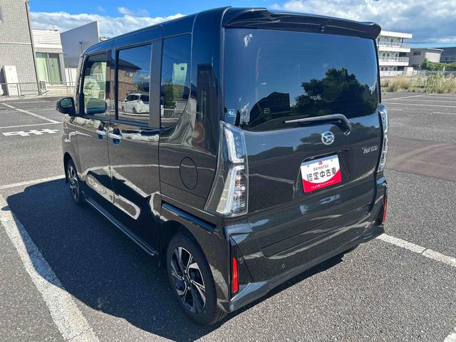 タントカスタムＸインパネシフト　プッシュスタートスイッチ　電動パーキングブレーキ　電子カードキー　シートヒーター　衝突被害軽減装置　車線逸脱警報　オートＬＥＤ　アルミホイール　ＡＢＳ付（鹿児島県）の中古車