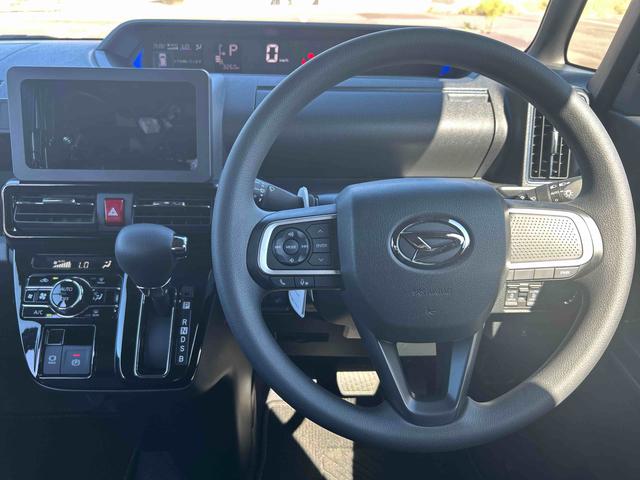 タントカスタムＸインパネシフト　プッシュスタートスイッチ　電動パーキングブレーキ　電子カードキー　シートヒーター　衝突被害軽減装置　車線逸脱警報　オートＬＥＤ　アルミホイール　ＡＢＳ付（鹿児島県）の中古車