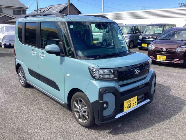 タントファンクロスインパネシフト プッシュスタートスイッチ 電子カードキー 電動パーキングブレーキ カーナビ 衝突軽減システム 両側オートドア レーンキープアシスト ABS アルミホイール(鹿児島県)の中古車