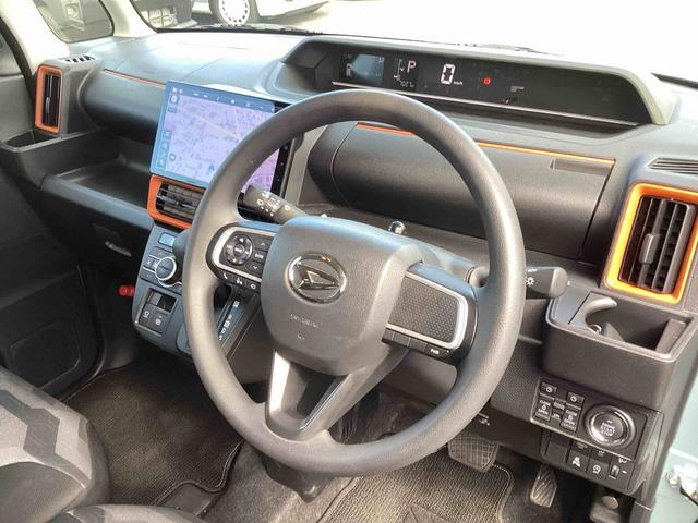 タントファンクロスインパネシフト プッシュスタートスイッチ 電子カードキー 電動パーキングブレーキ カーナビ 衝突軽減システム 両側オートドア レーンキープアシスト ABS アルミホイール(鹿児島県)の中古車