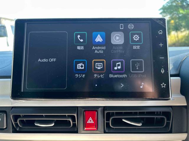 ムーヴキャンバスストライプスGインパネシフト プッシュスタートスイッチ 電子カードキー 電動パーキングブレーキ ディスプレイオーディオ フォグランプ オートハイビーム 車線逸脱警報 エマージェンシーブレーキ 両Pドア ABS(鹿児島県)の中古車