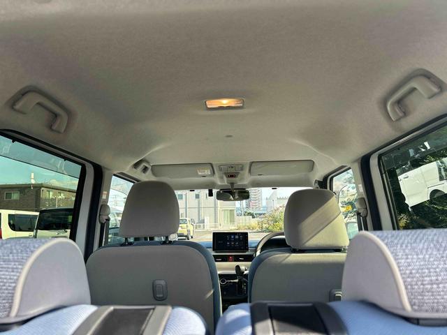 ムーヴキャンバスストライプスGインパネシフト プッシュスタートスイッチ 電子カードキー 電動パーキングブレーキ ディスプレイオーディオ フォグランプ オートハイビーム 車線逸脱警報 エマージェンシーブレーキ 両Pドア ABS(鹿児島県)の中古車