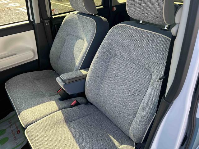 ムーヴキャンバスストライプスGインパネシフト プッシュスタートスイッチ 電子カードキー 電動パーキングブレーキ ディスプレイオーディオ フォグランプ オートハイビーム 車線逸脱警報 エマージェンシーブレーキ 両Pドア ABS(鹿児島県)の中古車