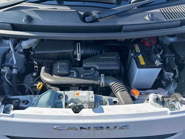 ムーヴキャンバスストライプスGインパネシフト プッシュスタートスイッチ 電子カードキー 電動パーキングブレーキ ディスプレイオーディオ フォグランプ オートハイビーム 車線逸脱警報 エマージェンシーブレーキ 両Pドア ABS(鹿児島県)の中古車