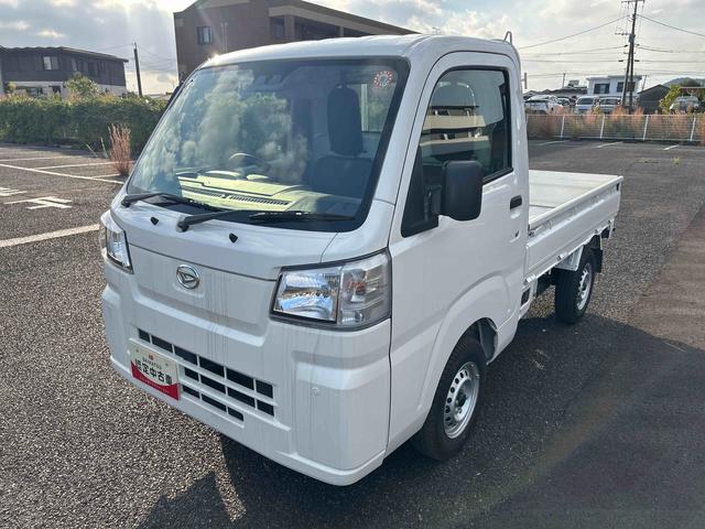 ハイゼットトラックスタンダード 農用スペシャルフロアCVT 切替式4WD デフロック レーンキープアシスト 運転席エアバック 助手席エアバック 誤発進抑制機能 オートハイビーム PS ABS(鹿児島県)の中古車