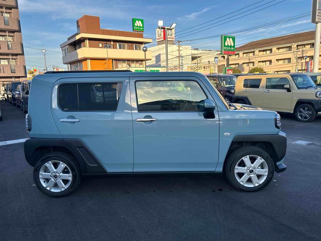 タフトＧ　クロムベンチャー９インチディスプレイオーディオ　Ｆドラレコ　バックカメラ　コーナーセンサー　キーフリーシステム　プッシュボタンスタート　オートライト　ＬＥＤヘッドライト　スカイフィールトップ　衝突回避支援システム（鹿児島県）の中古車