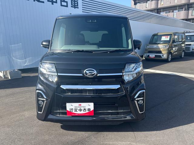 タントカスタムＸセレクション純正カーナビ　パノラマモニター　ＥＴＣ　コーナーセンサー　両側電動スライドドア　ＬＥＤヘッドライト　オートライト　プッシュボタンスタート　シートヒーター　助手席ロングスライド機構　衝突回避支援システム（鹿児島県）の中古車