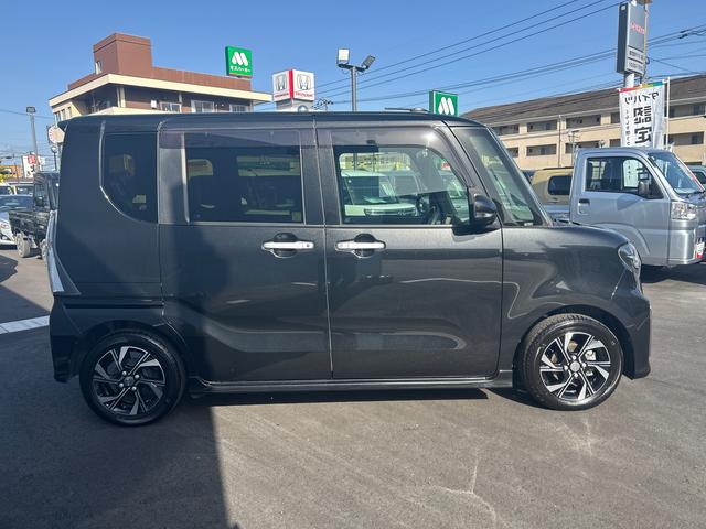 タントカスタムＸセレクション純正カーナビ　パノラマモニター　ＥＴＣ　コーナーセンサー　両側電動スライドドア　ＬＥＤヘッドライト　オートライト　プッシュボタンスタート　シートヒーター　助手席ロングスライド機構　衝突回避支援システム（鹿児島県）の中古車