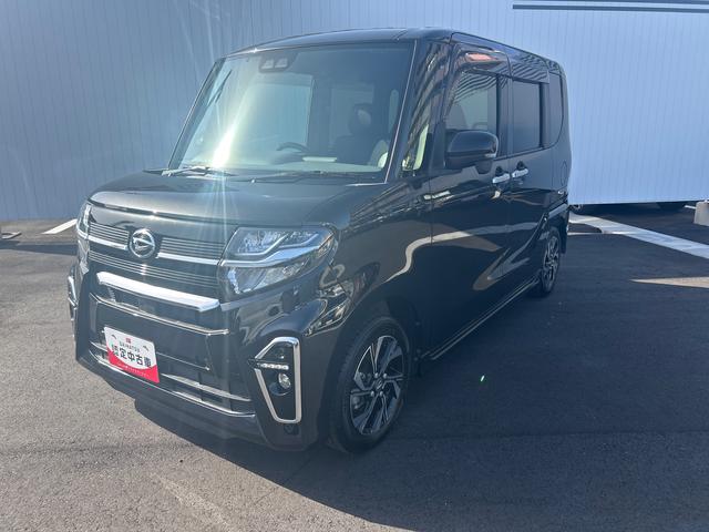 タントカスタムＸセレクション純正カーナビ　パノラマモニター　ＥＴＣ　コーナーセンサー　両側電動スライドドア　ＬＥＤヘッドライト　オートライト　プッシュボタンスタート　シートヒーター　助手席ロングスライド機構　衝突回避支援システム（鹿児島県）の中古車