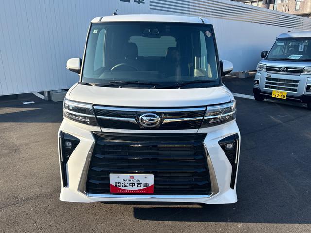 タントカスタムＸインパネシフト　プッシュスタートスイッチ　電子カードキー　電動パーキングブレーキ　カーナビ　バックモニター　ＡＴハイビーム　ＡＢＳ付　両側パワースライドドア　アルミホイール　衝突被害軽減システム（鹿児島県）の中古車