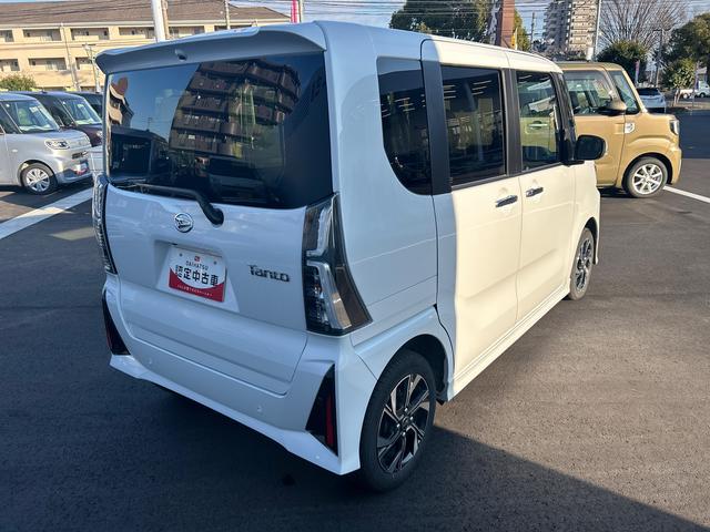 タントカスタムＸインパネシフト　プッシュスタートスイッチ　電子カードキー　電動パーキングブレーキ　カーナビ　バックモニター　ＡＴハイビーム　ＡＢＳ付　両側パワースライドドア　アルミホイール　衝突被害軽減システム（鹿児島県）の中古車