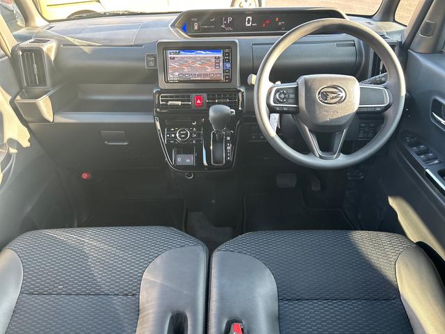 タントカスタムＸインパネシフト　プッシュスタートスイッチ　電子カードキー　電動パーキングブレーキ　カーナビ　バックモニター　ＡＴハイビーム　ＡＢＳ付　両側パワースライドドア　アルミホイール　衝突被害軽減システム（鹿児島県）の中古車