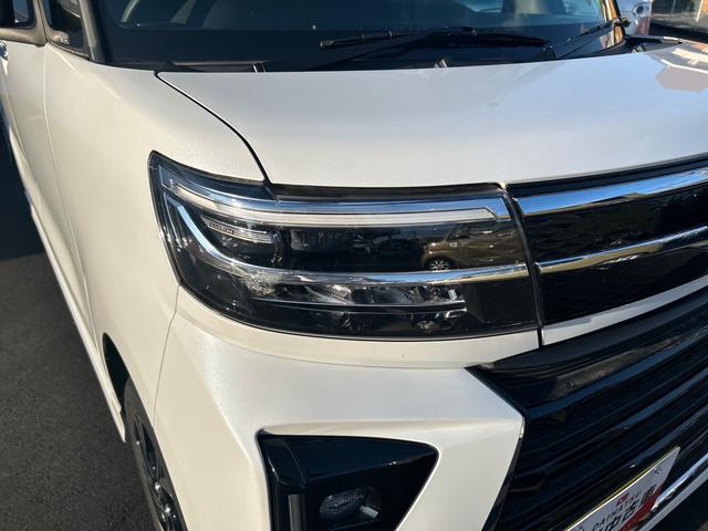 タントカスタムＸインパネシフト　プッシュスタートスイッチ　電子カードキー　電動パーキングブレーキ　カーナビ　バックモニター　ＡＴハイビーム　ＡＢＳ付　両側パワースライドドア　アルミホイール　衝突被害軽減システム（鹿児島県）の中古車