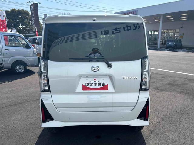 タントカスタムＸインパネシフト　プッシュスタートスイッチ　電子カードキー　電動パーキングブレーキ　シートヒーター　両側電動スライドドア　ＡＴハイビーム　ＡＢＳ付　アルミホイール（鹿児島県）の中古車