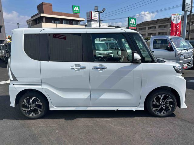 タントカスタムＸインパネシフト　プッシュスタートスイッチ　電子カードキー　電動パーキングブレーキ　シートヒーター　両側電動スライドドア　ＡＴハイビーム　ＡＢＳ付　アルミホイール（鹿児島県）の中古車