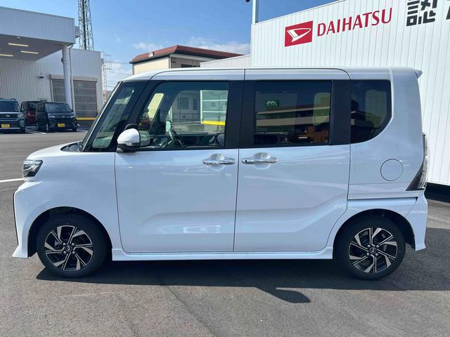 タントカスタムＸインパネシフト　プッシュスタートスイッチ　電子カードキー　電動パーキングブレーキ　シートヒーター　両側電動スライドドア　ＡＴハイビーム　ＡＢＳ付　アルミホイール（鹿児島県）の中古車