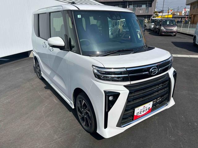 タントカスタムＸインパネシフト　プッシュスタートスイッチ　電子カードキー　電動パーキングブレーキ　シートヒーター　両側電動スライドドア　ＡＴハイビーム　ＡＢＳ付　アルミホイール（鹿児島県）の中古車