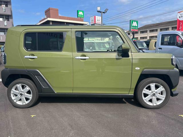 タフトＧインパネシフト　プッシュスタートスイッチ　電子カードキー　電動パーキングブレーキ　車線逸脱防止　運転席助手席エアバッグ　オートマチックハイビーム　ムーンルーフ　アルミ　ＡＢＳ（鹿児島県）の中古車