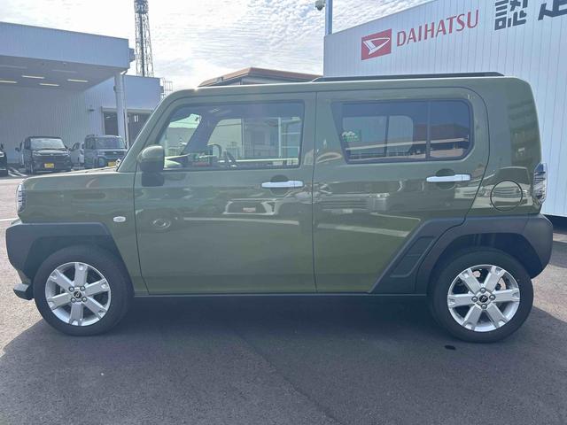 タフトＧインパネシフト　プッシュスタートスイッチ　電子カードキー　電動パーキングブレーキ　車線逸脱防止　運転席助手席エアバッグ　オートマチックハイビーム　ムーンルーフ　アルミ　ＡＢＳ（鹿児島県）の中古車