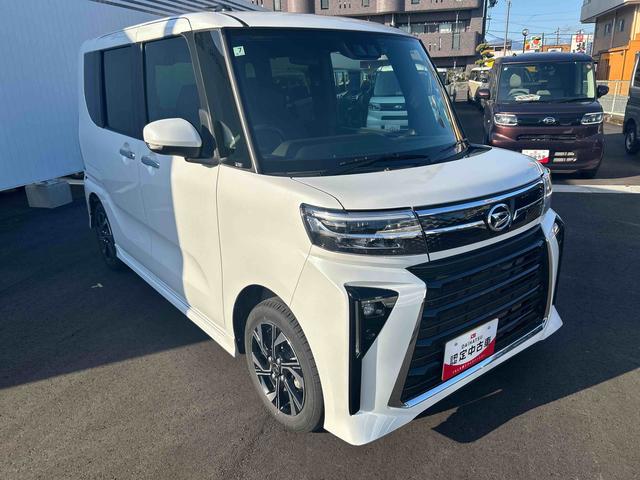 タントカスタムＸインパネシフト　プッシュスタートスイッチ　電動パーキングブレーキ　電子カードキー　レーンキープアシスト　オートマチックハイビーム　ＡＢＳ　アルミホイール（鹿児島県）の中古車