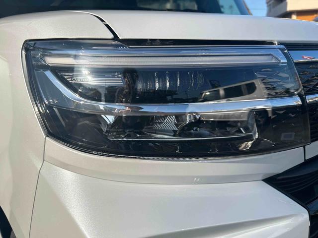 タントカスタムＸインパネシフト　プッシュスタートスイッチ　電動パーキングブレーキ　電子カードキー　レーンキープアシスト　オートマチックハイビーム　ＡＢＳ　アルミホイール（鹿児島県）の中古車