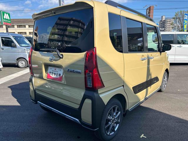 タントファンクロス純正カーナビ＆ナビ連動ドラレコ　バックモニター　両側電動スライドドア　カーテンシールド＆サイドエアバック　コーナーセンサー　シートヒーター　プッシュボタンスタート　ＬＥＤヘッドライト　オートライト（鹿児島県）の中古車