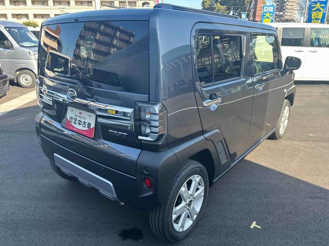 タフトG クロムベンチャーインパネシフト プッシュスタートスイッチ 電子カードキー 電動パーキングブレーキ カーナビ バックモニター アルミホイール パノラマガラスルーフ レーンキープアシスト 誤発進抑制装置 オートハイビーム(鹿児島県)の中古車