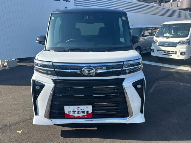 タントカスタムＲＳターボ　インパネシフト　プッシュスタートスイッチ　電子カードキー　電動パーキングブレーキ　カーナビ　バックモニター　衝突回避支援　車線逸脱防止　アルミホイール（鹿児島県）の中古車