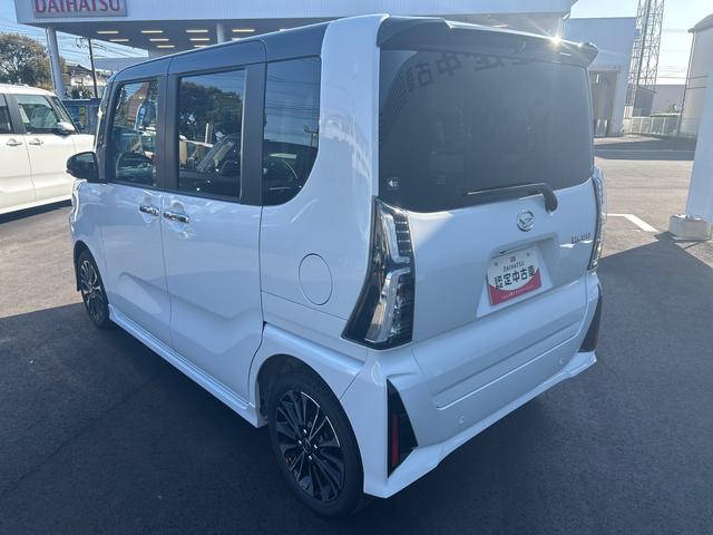 タントカスタムＲＳターボ　インパネシフト　プッシュスタートスイッチ　電子カードキー　電動パーキングブレーキ　カーナビ　バックモニター　衝突回避支援　車線逸脱防止　アルミホイール（鹿児島県）の中古車