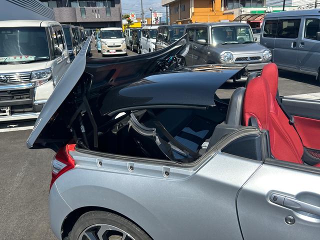 コペンローブターボエンジン フロアCVT車 電動オープン スマートキー&プッシュスタート アルミホイール ABS(鹿児島県)の中古車