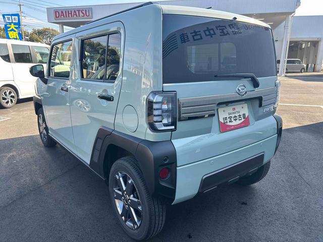 タフトG ダーククロムベンチャーインパネシフト プッシュスタートスイッチ 電子カードキー 電動パーキングブレーキ カーナビ バックモニター レーンアシスト オートハイビーム ガラスルーフ アルミホイール ABS(鹿児島県)の中古車