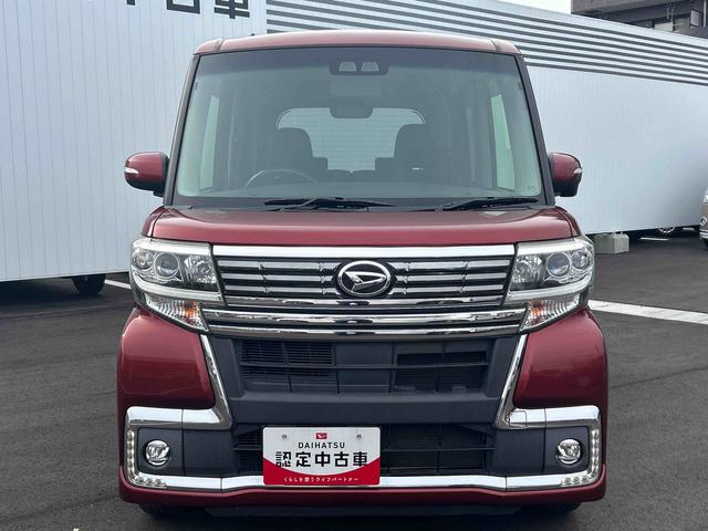 タントカスタムＸ　トップエディションＳＡIII７インチ純正カーナビ　バックカメラ　ＥＴＣ　両側スライドドア（片側電動）　ＬＥＤヘッドライト＆フォグランプ　オートライト　プッシュボタンスタート　電動格納ドアミラー　衝突回避支援システム（鹿児島県）の中古車