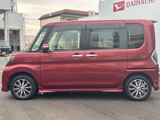 タントカスタムＸ　トップエディションＳＡIII７インチ純正カーナビ　バックカメラ　ＥＴＣ　両側スライドドア（片側電動）　ＬＥＤヘッドライト＆フォグランプ　オートライト　プッシュボタンスタート　電動格納ドアミラー　衝突回避支援システム（鹿児島県）の中古車