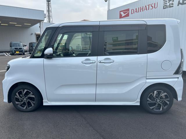 タントカスタムＸ７インチ純正カーナビ＆ナビ連動ドラレコ　バックカメラ　ＥＴＣ　両側電動スライドドア　ロングスライド機構付き　ＬＥＤヘッドライト＆フォグランプ　オートライト　電動格納ドアミラー　衝突回避支援システム（鹿児島県）の中古車