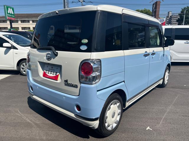ムーヴキャンバスＧメイクアップ　ＳＡIIインパネシフト　プッシュスタートスイッチ　電子カードキー　カーナビ　バックモニター　ＥＴＣ車載器　両側電動スライドドア　レーンアシスト　衝突被害軽減システム（鹿児島県）の中古車