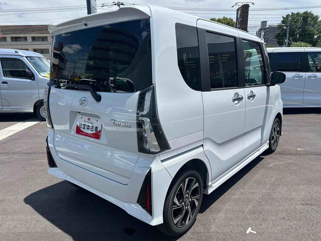 タントカスタムＸインパネシフト　プッシュスタートスイッチ　電子カードキー　電動パーキングブレーキ　両側電動スライドドア　カーナビ　バックモニター　ト　レーンアシスト　オートマチックハイビーム　ＡＢＳ付（鹿児島県）の中古車