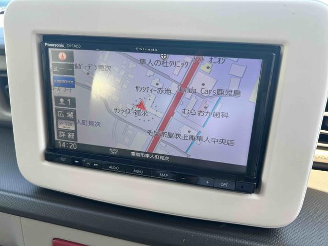 アルトラパンＬ７インチカーナビ　バックカメラ　ＥＴＣ車載器　プッシュボタンスタート　ベンチシート　シートヒーター　ＡＢＳ　エアバック（鹿児島県）の中古車